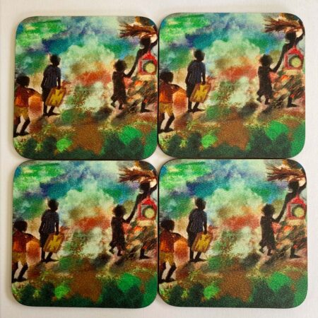 Firecracker Art by Denise Chesterfield Artist Coasters Storms Comming Coaster 001