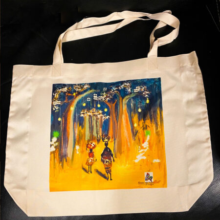 Firecracker Art by Denise Chesterfield Artist Coasters THE YELLOW ROAD Tote Bag 001